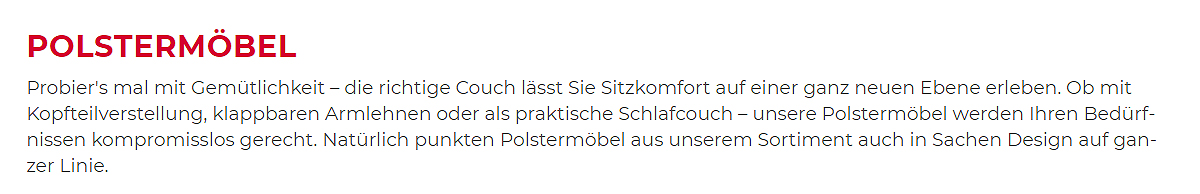 gemütliche Polstermöbel für Zwickau